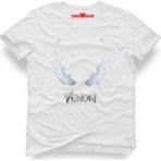Tshirthane Venom 2 Zehirli Öfke Beyaz Erkek T-Shirt