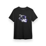 Tshirthane Violet Evergarden Anime Doll Siyah Kısa Kol Erkek T-shirt