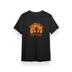 Tshirthane Welcome To The Nightmare Siyah Kısa Kol Erkek T-shirt