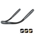 TSINGREE LED boyun okuma lambası, kitap ışığı, şarj edilebilir, 3 renk ve 3 parlaklık ayarlanabilir, otomatik kapanma zamanlayıcısı, yatakta okumak için boyun ışığı, okumak, onarmak, örmek için