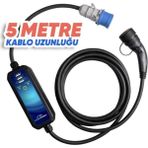 Tsm Chargemobile 7kw Taşınabilir Ev Şarj Cihazı ve Dönüştürücü Adaptör - Taşıma Çantası Hediyeli - Araç Şarj Cihazı