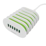 Tsmart Ergonomik Dizayn 6 USB Çıkışlı Şarj Cihazı
