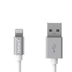 Tsmart MFI Lisanslı Lightning Silver Data Kablo