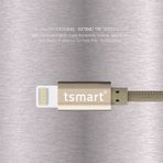 Tsmart Özel Seri Örgülü iPhone Şarj Kablosu