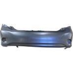 TŞT 2007 - 2010 Toyota Corolla E150 Arka Tampon Siyah (Reflektör Delikli (Sensör Deliksiz) (My) (Oem NO:5215912934)