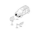 TŞT Kia Soul Karter Muhafaza Plastiği Sol 2010- (Oem No: 291302K000)