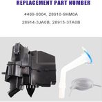 TŞT Nissan Qashqai- J11- 2014-2021; Ön Cam Su Bidonu/Deposu Kapağı Oem No: (28913-4Ea0A)