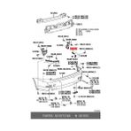 TŞT Toyota Corolla Arka Tampon Braketi Sağ 2008-2013 (Oem No: 52157-12160)
