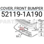 TŞT Toyota Corolla Ön Tampon 1988-1992 (Oem No: 521191A190)