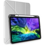 Tstore iPad Pro 11 (2021) Kılıf Kalemlikli Mars Tablet Kılıfı - Gri - .