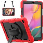 Tstore Samsung Galaxy T510 Tab A 10.1 Kılıf Pars Tablet Kapak - Kırmızı - .