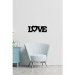 Tsundoku Love Ahşap Mdf Dekoratif Tablo Sevgililer Günü Dekoratif Duvar Yazısı