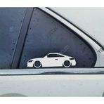 TT 8J Kelebek Cam Oto Sticker 17 CM 2 Adet