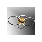 TT AYDINLATMA TT035-4-SYSR TT Aydınlatma Drone Modeli Mat Siyah - Sarı 4 lü ( Sarı Işık ) Led Avize