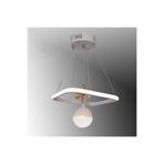 TT AYDINLATMA TT037-BY TT Aydınlatma Kare Model Mat Beyaz Tek Toplu 3 Renk Modüllü Ledli Avize Beyaz 20 x 80