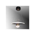 TT AYDINLATMA TT037-SYSR TT Aydınlatma Kare Model Mat Siyah-Gold Tek Toplu 3 Renk Modüllü Ledli Avize Siyah 20 x 80