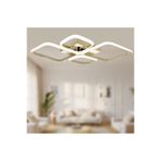 TT AYDINLATMA TT050-FSR TT Aydınlatma ( Sarı Işık ) Baklava Desen Fransız Sarı Kaplama 4 lü Led Avize