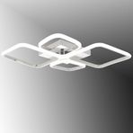 TT Aydınlatma Tt050-Kr ( Beyaz Işık ) Baklava Krom Kaplama 4 Lü Led Avize