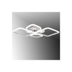 TT AYDINLATMA TT050-KR TT Aydınlatma (Beyaz Işık) Baklava Krom Kaplama 4 lü Led Avize Krom 70 x 50