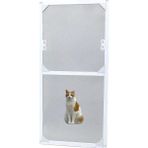 TT Pratik Sineklik Kedi Tüllü Sabit Kapı Sinekliği Beyaz (En= 0-90 Cm. Boy= 0-210 Cm.) Istenilen Ölçüde