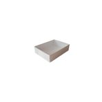 TT Tahtakale Toptancıları Asetat Kapaklı Karton Kutu 9x12x3 CM (25 Adet) Beyaz