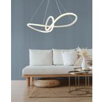 Tt002-by Tt Aydınlatma Papyon Modeli ( Sarı Işık Led ) Mat Beyaz Avize