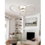 TT035-4-BY TT Aydınlatma Drone Modeli Mat Beyaz 4 lü ( Sarı Işık ) Led Avize