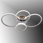 TT035-4-KR TT Aydınlatma Drone Modeli Krom Kaplama 4 lü ( Sarı Işık ) Led Avize