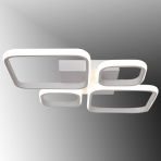 Tt050-By Tt Aydinlatma Baklava Desen Mat Beyaz 4 Lu Led Avize