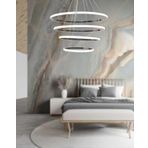 TT300-4 KR TT Aydınlatma Halka 4 lü Krom Kaplama ( Beyaz Işık ) Led Avize