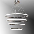 Tt300-4 Kr Tt Aydınlatma Halka 4 Lü Krom Kaplama Led Avize