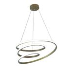 TT301-ESK TT Aydınlatma Yay Modeli Eskitme Boyalı ( 3 Renk Led ) Led Avize