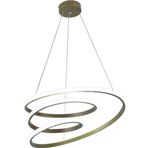 TT301-ESK TT Aydınlatma Yay Modeli Eskitme Boyalı ( Sarı Işık ) Led Avize