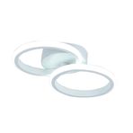 TT305-2-BY TT Aydınlatma Mat Beyaz 2 li ( 3 Renk Işık ) Led Avize