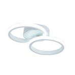 TT305-2-BY TT Aydınlatma Mat Beyaz 2 li ( Sarı Işık ) Led Avize