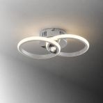 TT305-2-KR Tt Aydınlatma Krom Kaplama 2 Li LED Avize - 3 Renk Işık