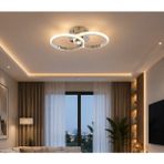 TT305-2-KR Tt Aydınlatma Krom Kaplama 2 Li LED Avize - Sarı Işık