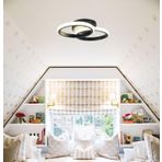 TT305-2-SY TT Aydınlatma Mat Siyah 2 li ( 3 Renk Işık ) Led Avize