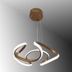 TT307-35-ESK TT Aydınlatma Helezon Modeli Eskitme Boyalı ( Beyaz Işık ) Led Avize