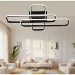 Tt324-sy Tt Ayd. Gün Işığı 57x17 Profil Mat Siyah 3lü Led Avize Siyah