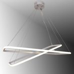 TT400-2 BY TT Aydınlatma Dikdörtgen ( Sarı Işık ) 2 li Mat Beyaz Led Avize