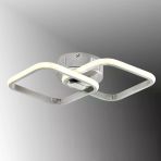 Tt405-2-Kr Tt Aydınlatma Krom Kaplama 2 Li Kare Led Avize