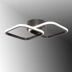 Tt405-2-Sy Tt Aydınlatma Mat Siyah 2 Li Kare Led Avize gun-isigi