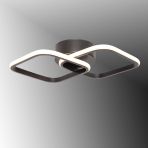 Tt405-2-Sy Tt Aydınlatma Mat Siyah 2 Li Kare Led Avize