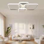 TT500-4-BY TT Aydınlatma ( Gün Işığı ) Mat Beyaz Plofonyer 4 lü Led Avize