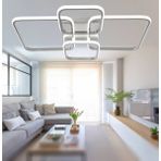 TT500-4-KR Tt Aydınlatma Krom Kaplama Plofonyer 4 Lü LED Avize - 3 Renk Işık