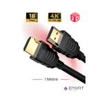 Ttaf HDMI 2.0 4K Ultra Hd 60 Hz Ses ve Görüntü Aktarım Kablosu 1 Metre