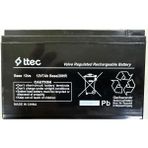 Ttec 12 Volt 7 Amper Base Akü 151X65X94 MM-1743 Gram