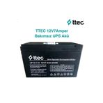 Ttec 12 Volt 7A Akü -12V 7 Ah Ups Plus Akü 2024 Üretim