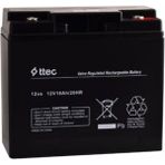 Ttec 12V 18AH Base Bakımsız Kuru Akü - Elektrikli Bisiklet Aküsü 12 Volt 18 Amper Akü